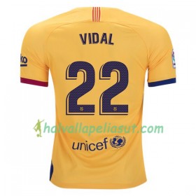 Jalkapallo Pelipaidat FC Barcelona Arturo Vidal 22 Vieraspaita 2019-2020 Lyhythihainen